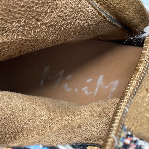 MiiM Boots Venture Ankle Suede Leather Almond Toe Boho Hippie Size 7.5 Brown - Picture 8 of 12